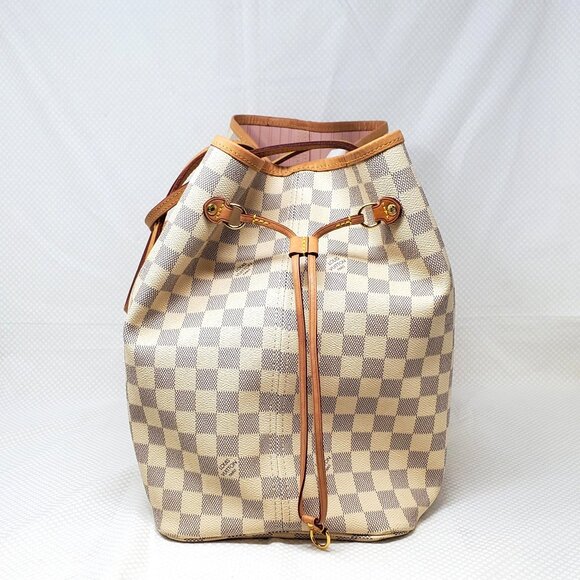 Louis Vuitton Neverfull GM Tote Bag In Damier Azur Canvas w/ Entrupy COA - Picture 4 of 16